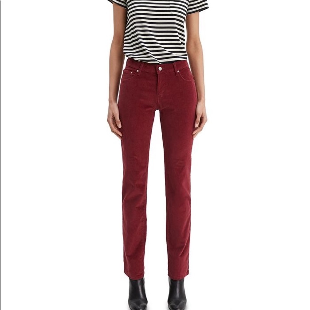 Levi’s Boyfriend Mid Rise Corduroy Jeans